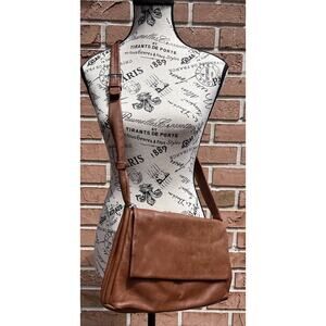 Women's Tuscan's Brown Leather Shoulder or Crossbody Made in Italy